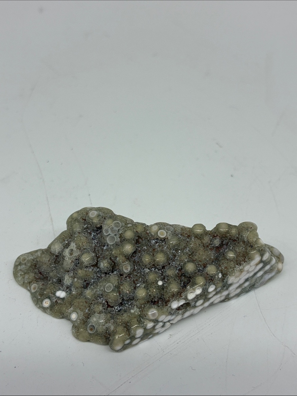 Ocean Jasper Polished Slab - White, Green & Tan ROCK - Picture 3 of 4
